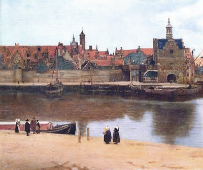 Vue de Delft, vers 1660-61 (détail) - Jan Vermeer van Delft